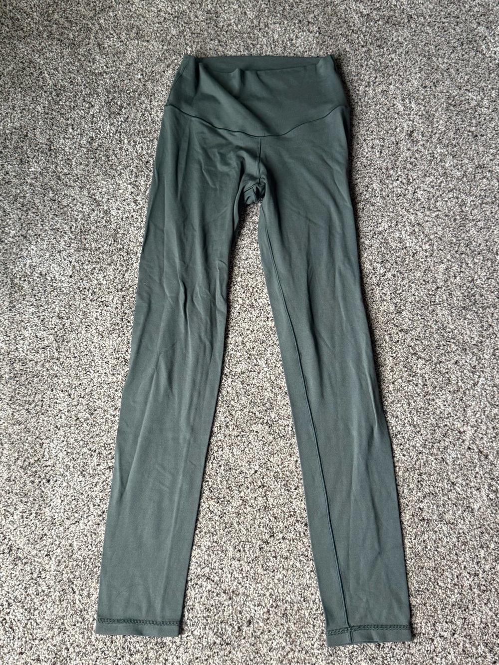 Aerie Long Medium High-Waist Sage Green Leggings